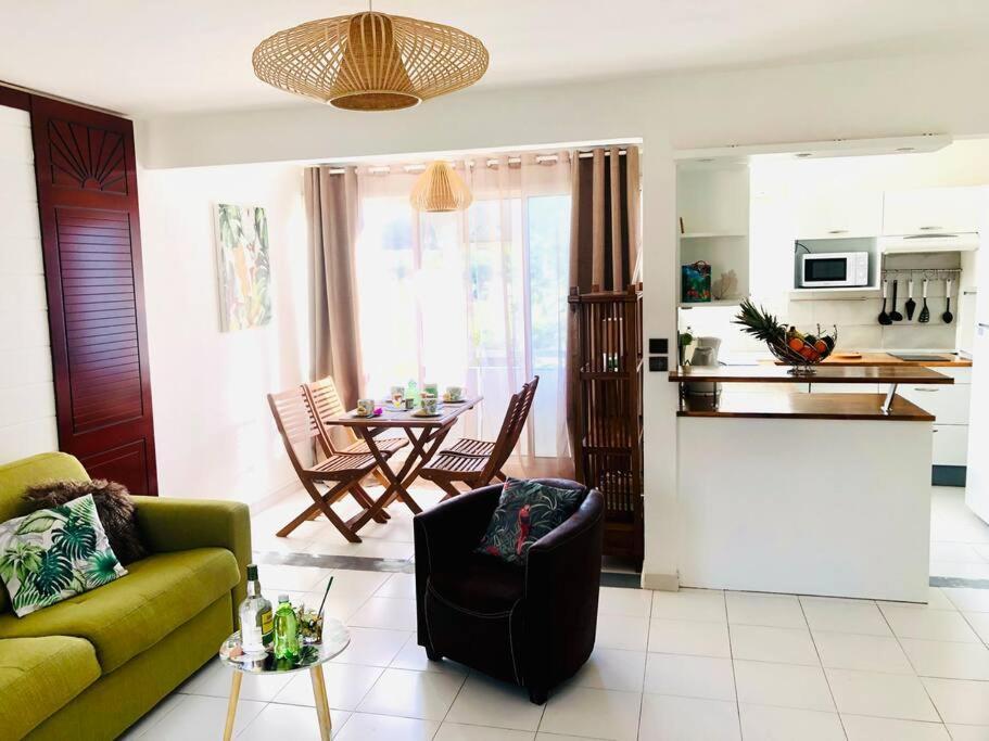 Hamo Tropical Piscine Proche Plage Apartment Sainte-Anne Bagian luar foto