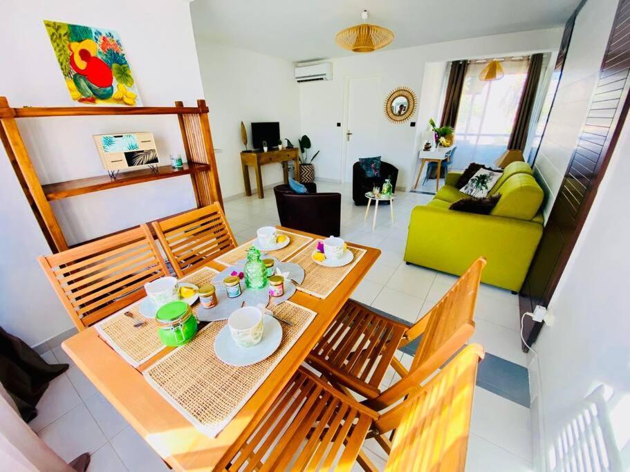 Hamo Tropical Piscine Proche Plage Apartment Sainte-Anne Bagian luar foto