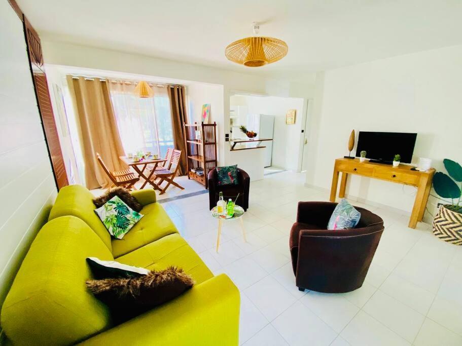 Hamo Tropical Piscine Proche Plage Apartment Sainte-Anne Bagian luar foto