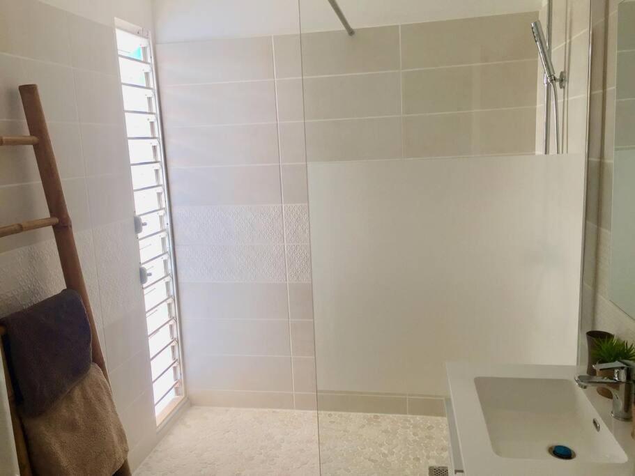 Hamo Tropical Piscine Proche Plage Apartment Sainte-Anne Bagian luar foto