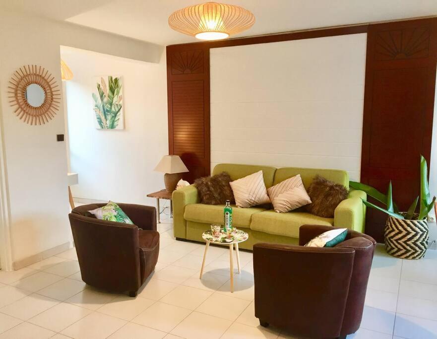 Hamo Tropical Piscine Proche Plage Apartment Sainte-Anne Bagian luar foto